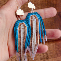 Snowy Retro Rainbow Cloud Dangles - MA x RR Collab