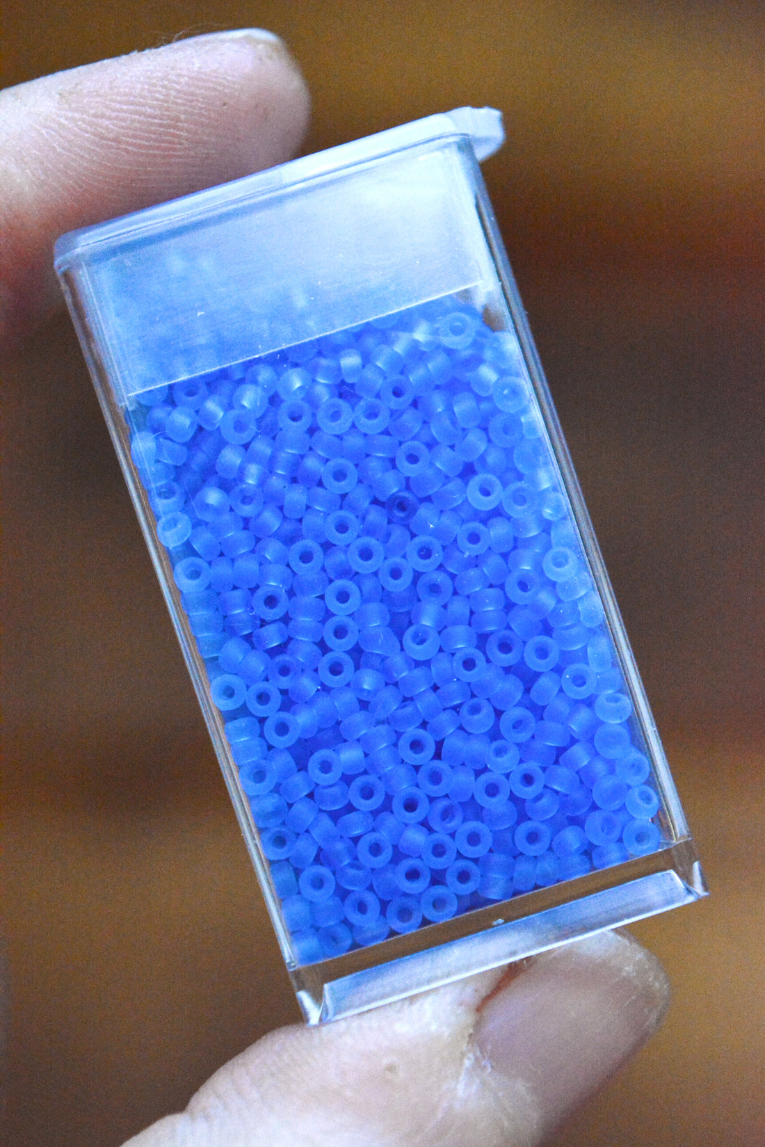 11/0 Matte Transparent Sapphire