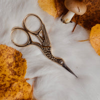 Vintage Crane Thread Scissors