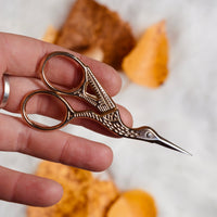 Vintage Crane Thread Scissors
