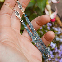 Blue Sapphire Starburst Dangles - MAxRR Collab