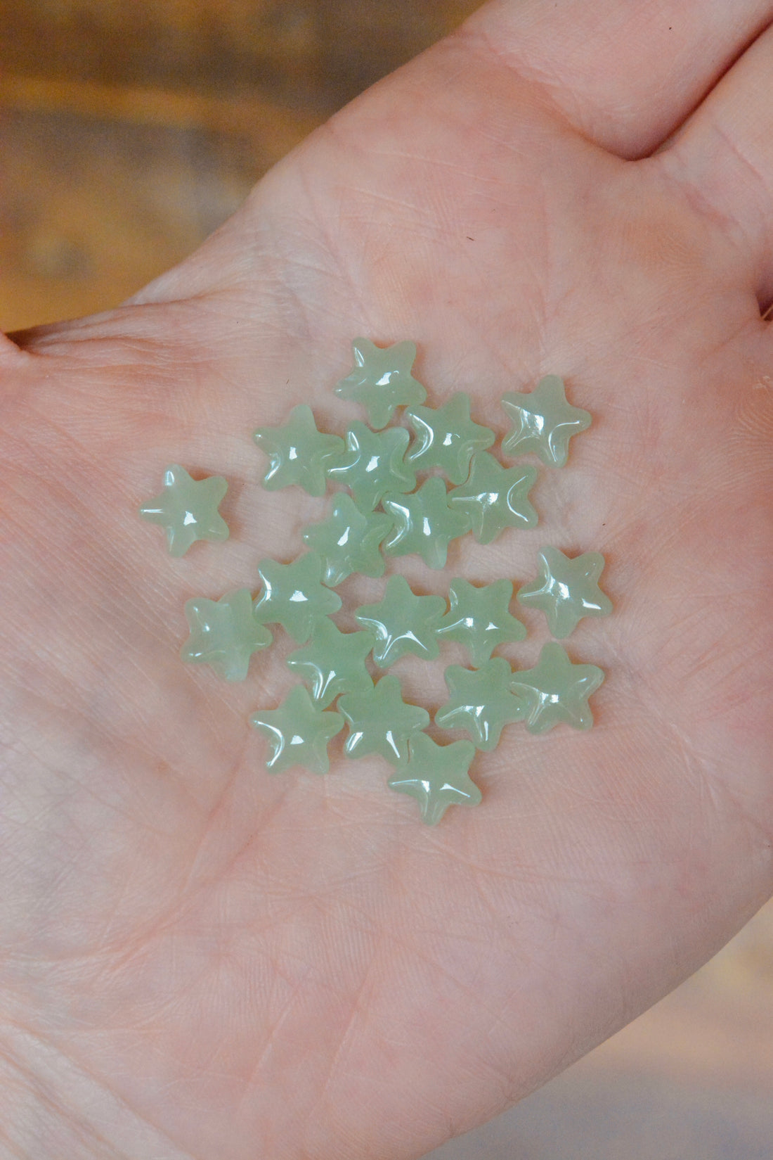 Glass Stars - Green Glow