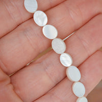 Freshwater Mother of Pearl Oval Flats