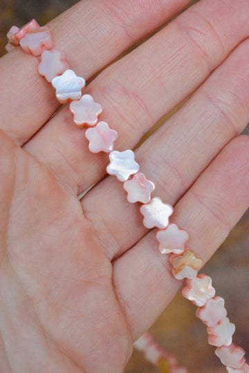 Freshwater Mother of Pearl Flowers - Rose