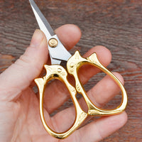 Golden Squirrel Thread Scissors