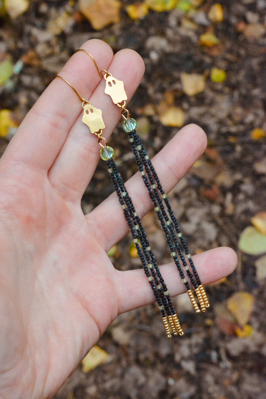 Midnight Moss Ghost Dangles - MA x RR Collab