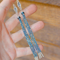 Blue Sapphire Starburst Dangles - MAxRR Collab