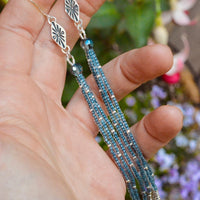 Blue Sapphire Starburst Dangles - MAxRR Collab