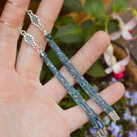 Blue Sapphire Starburst Dangles - MAxRR Collab