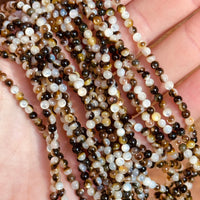 Black Lip Shell Beads - Round