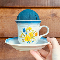 Wildflower Teacup Pin Cushion