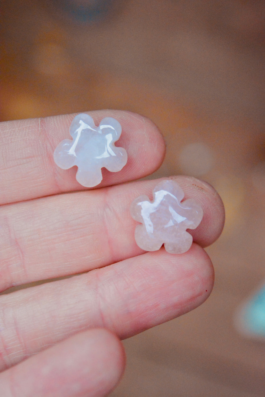 Natural Rose Quartz Flowers