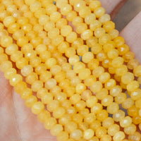 Faceted Golden Malaysian Jade