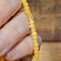 Faceted Golden Malaysian Jade