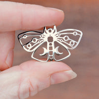 Moon Moth Frames - Silver