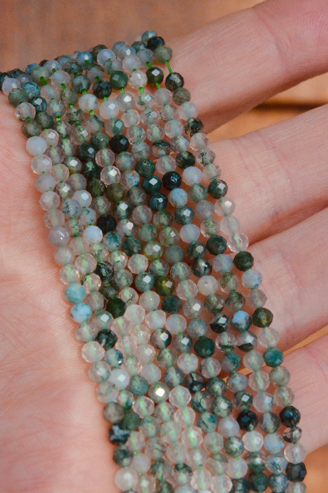 Natural Moss Agate