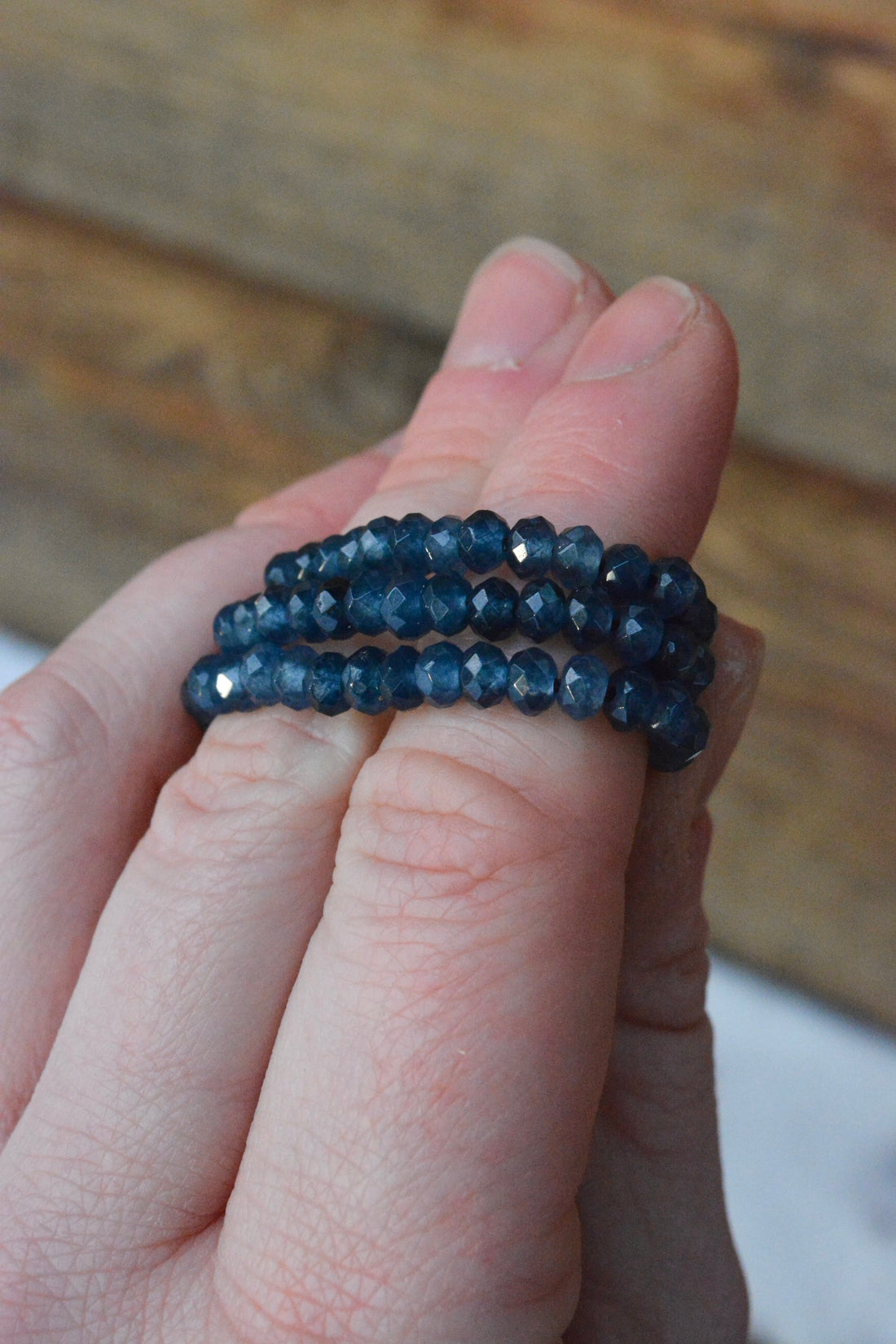 Midnight Blue Natural  Malaysian Jade