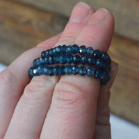 Midnight Blue Natural  Malaysian Jade