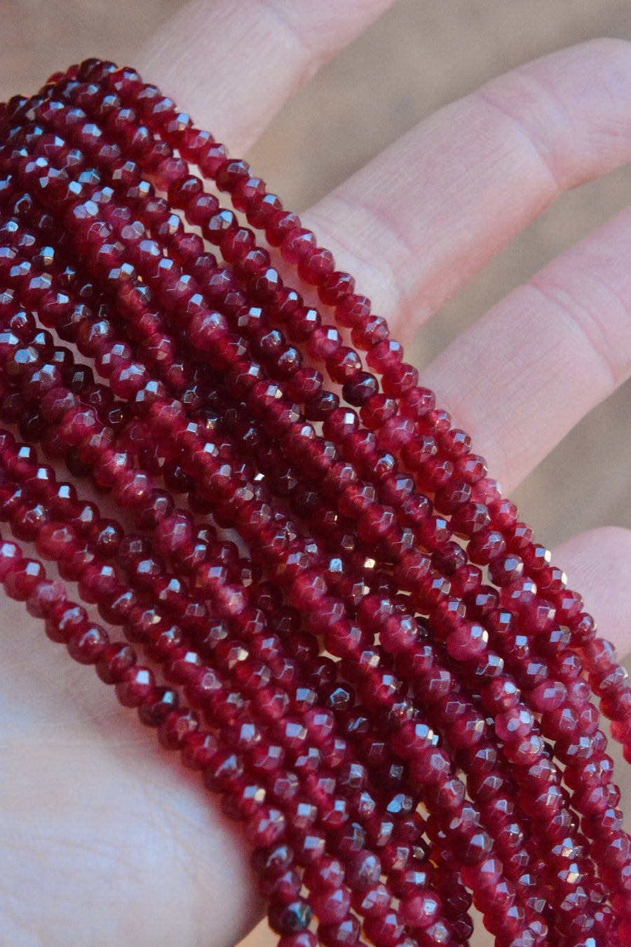 Ruby Red Natural Malaysian Jade