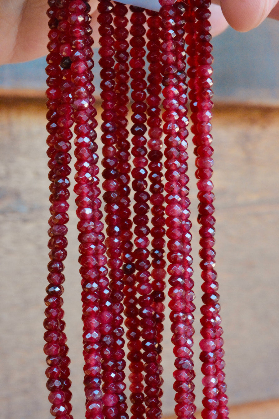 Ruby Red Natural Malaysian Jade