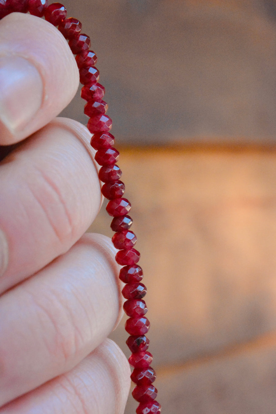 Ruby Red Natural Malaysian Jade