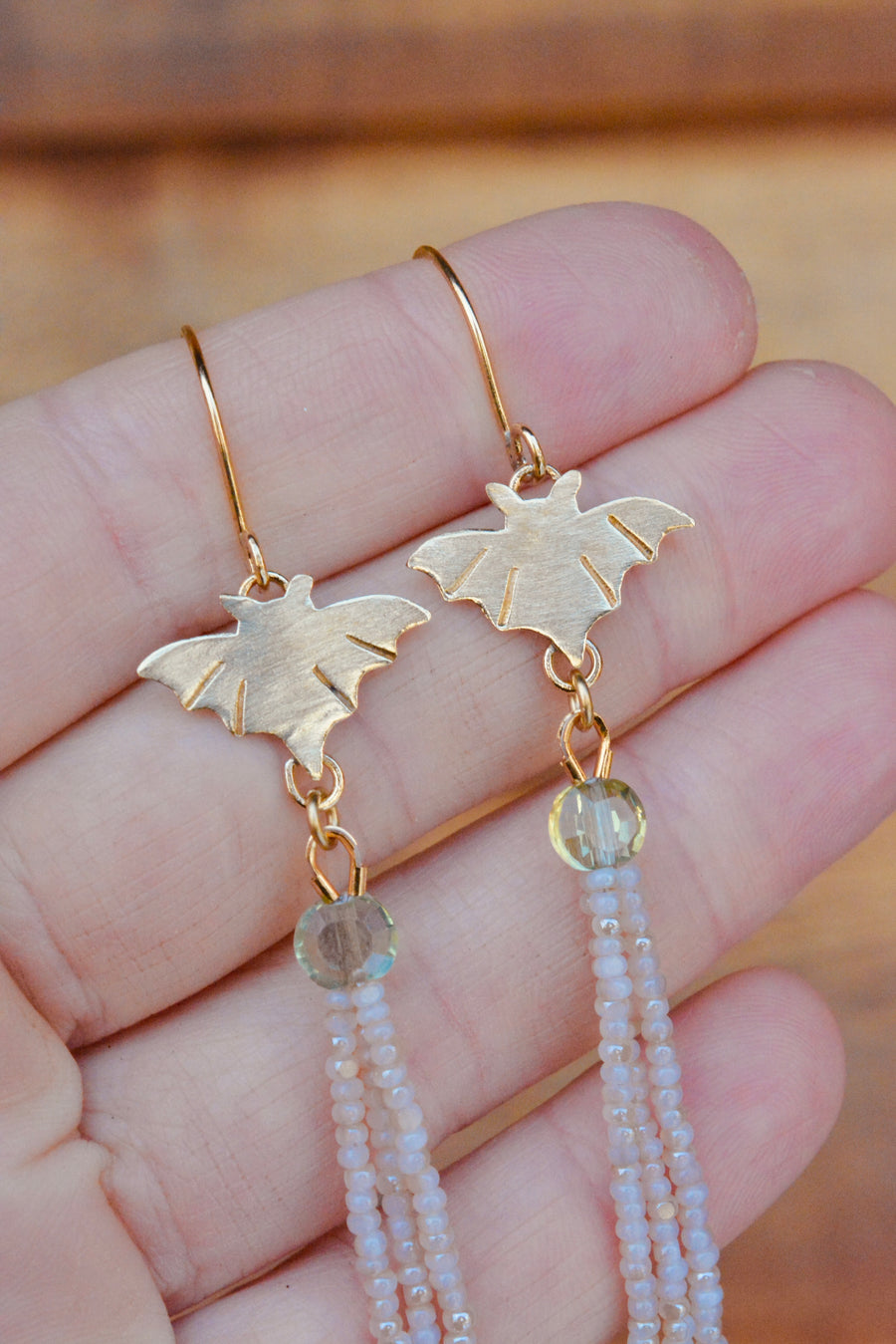 Honey Opal Bats - Dangles - MA x RR Collab