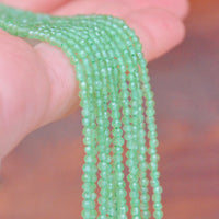 Lilly Pad Green Cat's Eye Quartz - 2mm