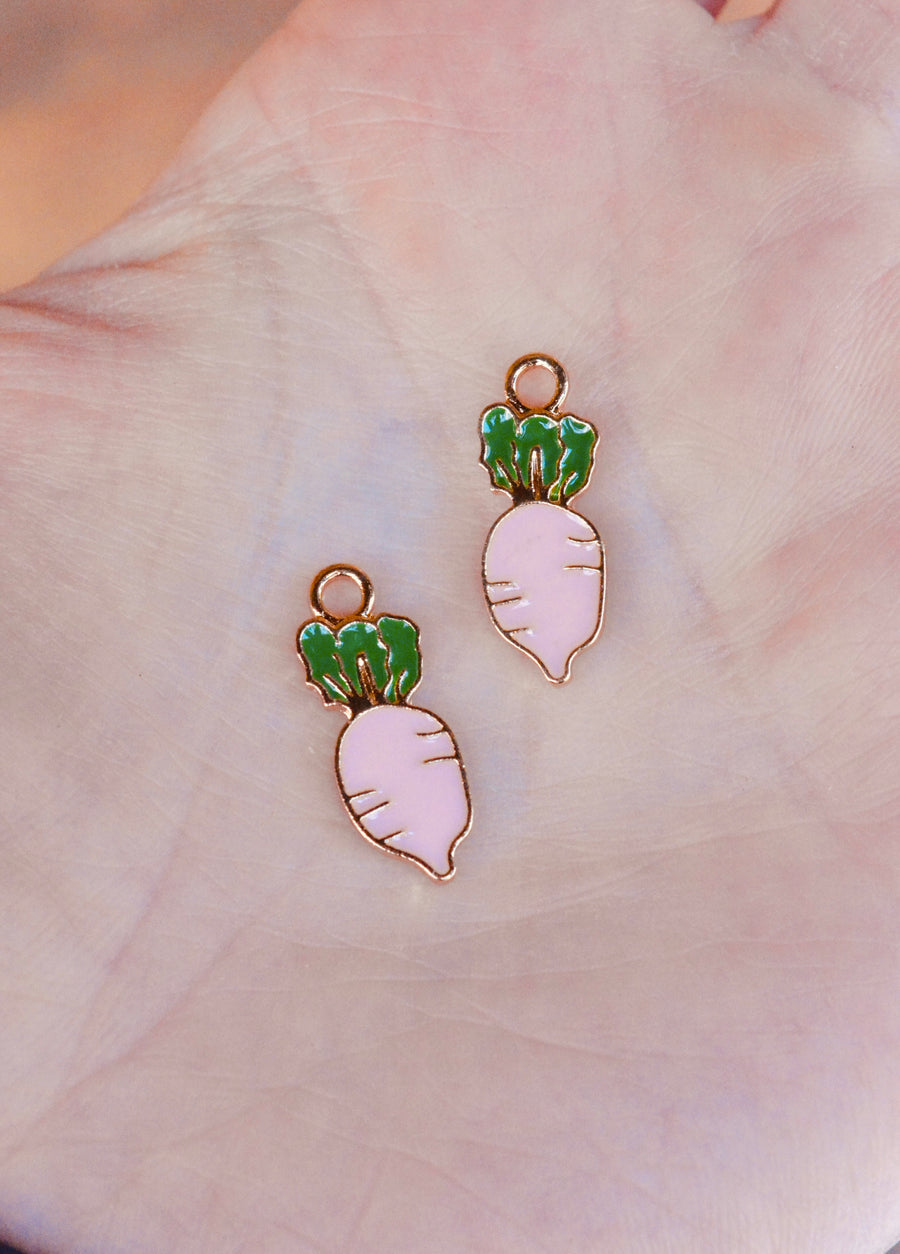 Pink Radish Charms