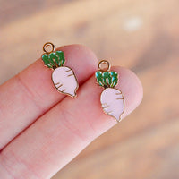 Pink Radish Charms