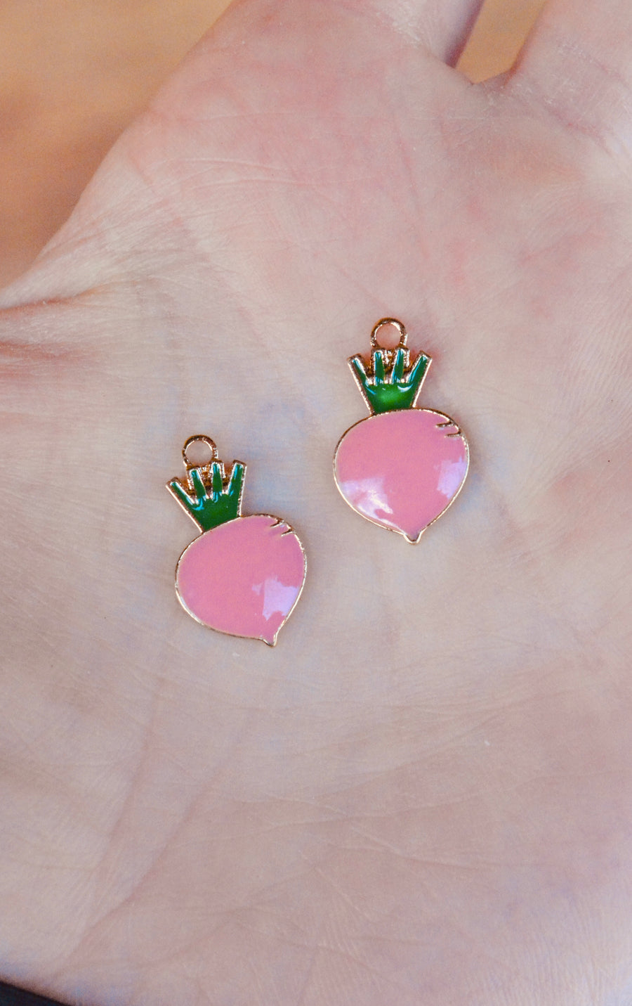 Pink Beet Charms