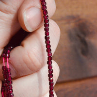 Grade A Natural Garnet Cube Cut