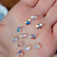 Mini Glass Butterflies