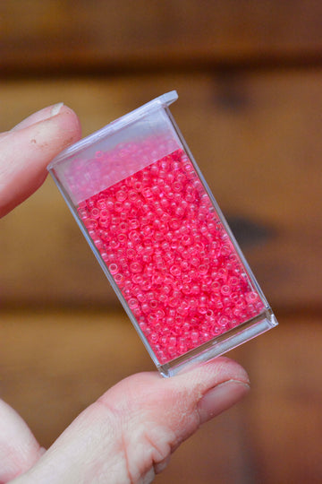 11/0 Transparent Bubble Gum Pink