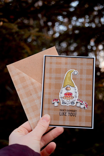 Mushroom Gnome Card