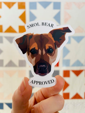 Smol Bear Approved Sticker